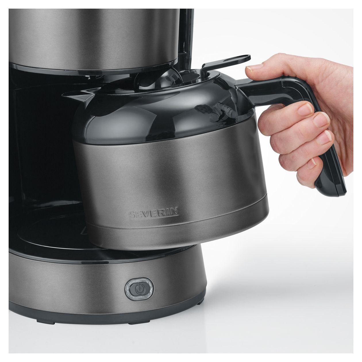 KA9343 8 Tassen Thermo Filterkaffeemaschine 1,0 l  (Schwarz, Edelstahl) 