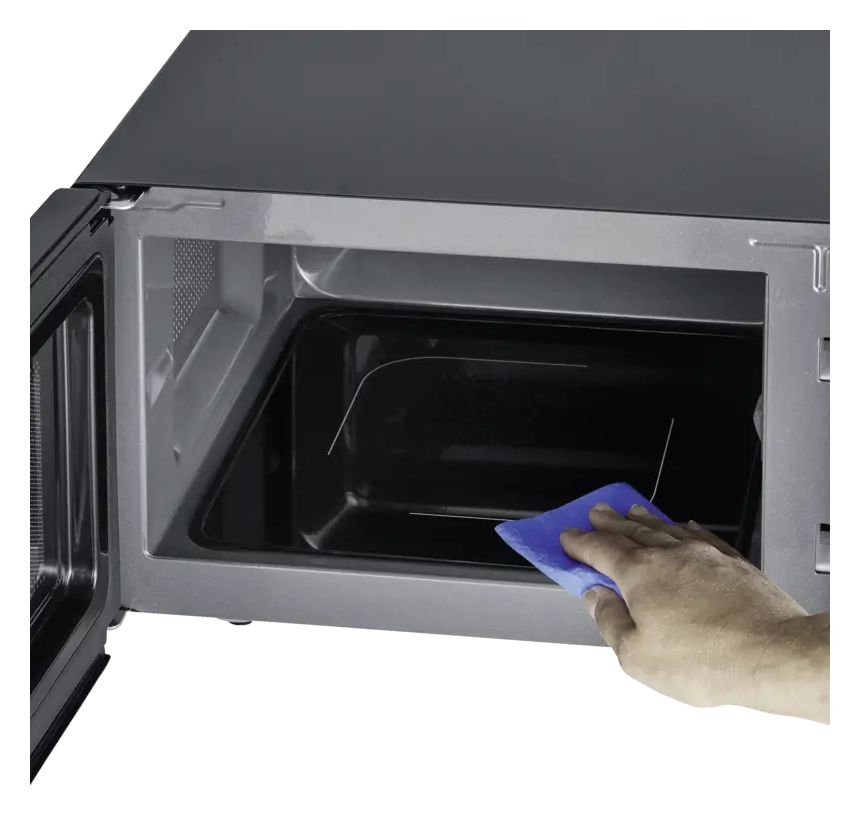 MW7765 Freistehende Mikrowelle 800 W 6 Stufen  (Schwarz, Silber) 