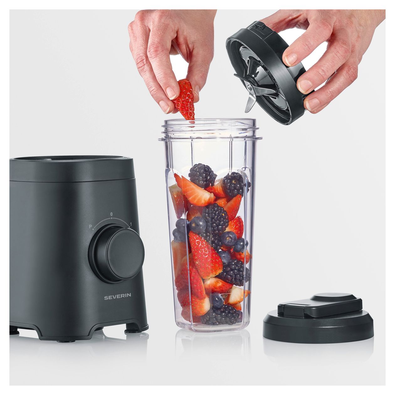 SM3743 0,6 l Standmixer 320 W  (Schwarz) 