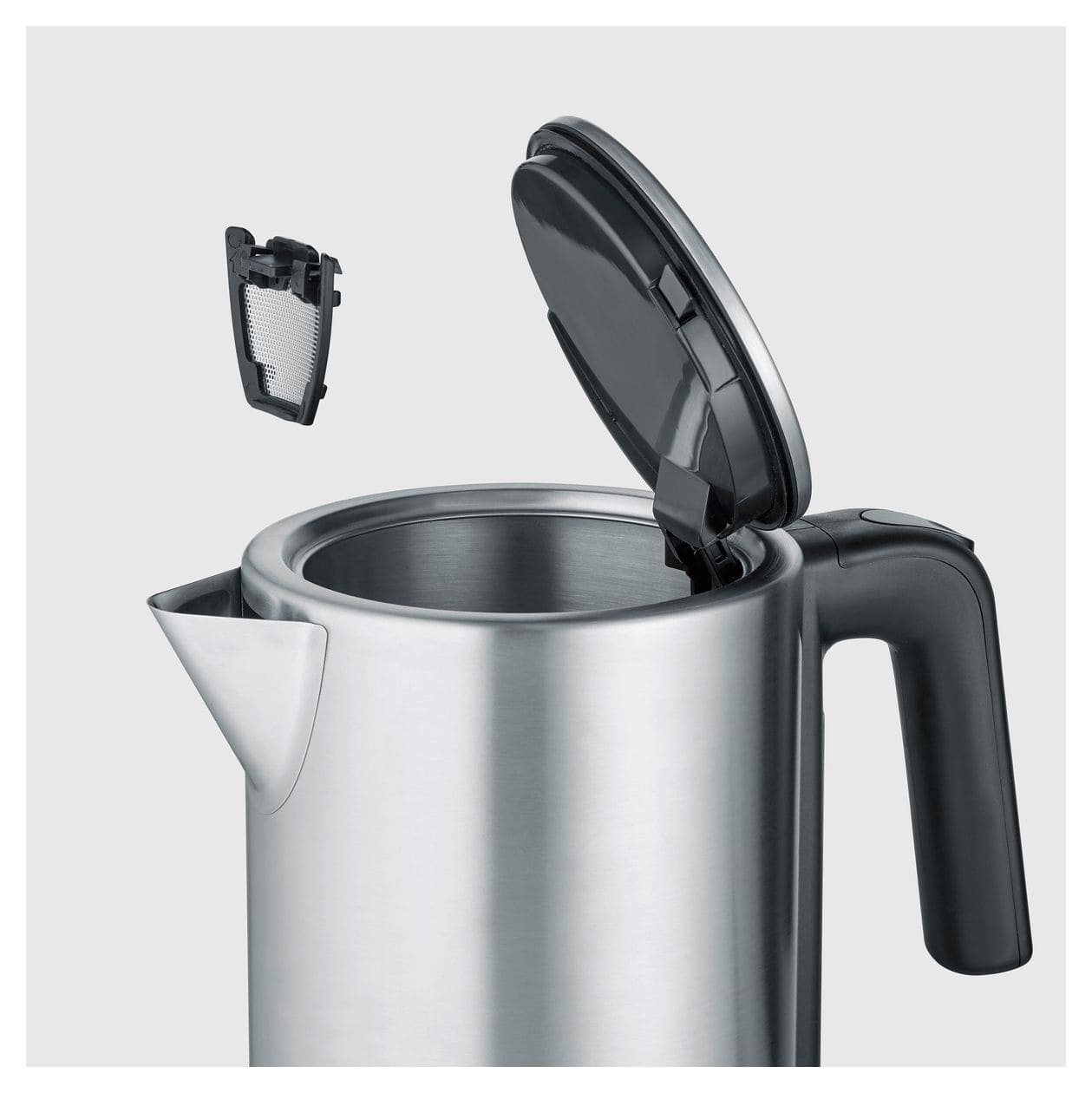 WK3449 1,7 l Wasserkocher 2400 W  (Schwarz, Silber) 