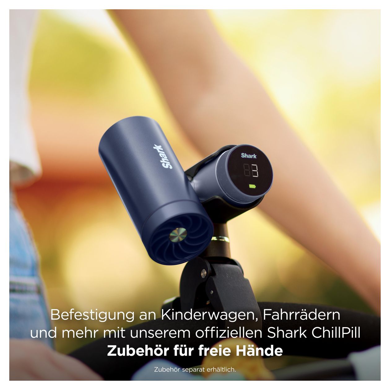 FA025EU ChillPill 3-in-1 Handventilator  (Blau) 