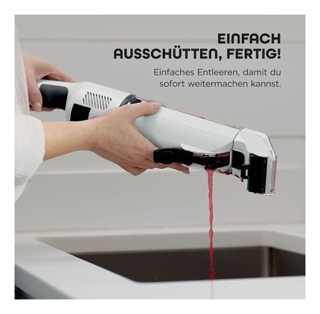 HX100EUT StainForce Handstaubsauger Beutellos (Schwarz, Pink, Weiß) 