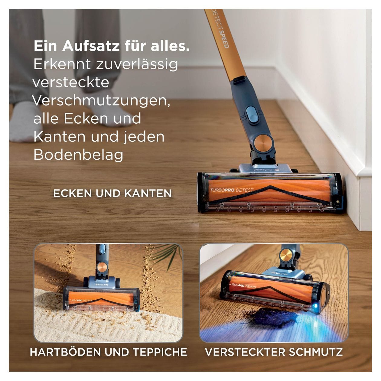 IA1244EU Handstaubsauger Beutellos bis 60 min Laufzeit HEPA  (Blau) 