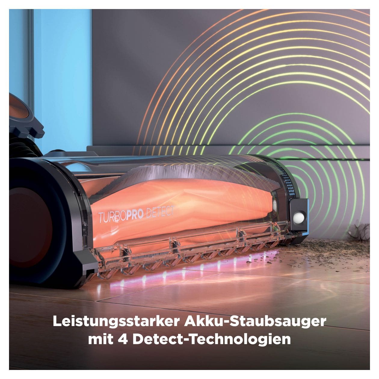 IA3244EUT Handstaubsauger Beutellos bis 60 min Laufzeit HEPA, Schaum  (Blau) 