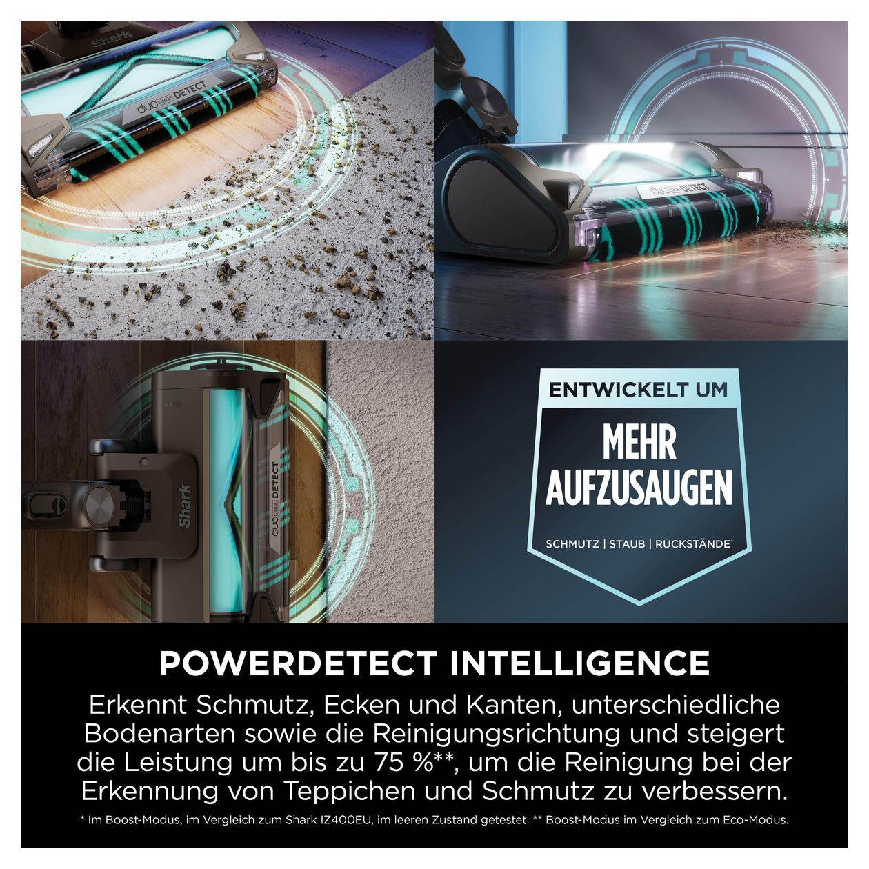 IP3256EUT PowerDetect Clean & Empty Handstaubsauger Beutellos bis 70 min Laufzeit Allergie-Filter  (Braun) 