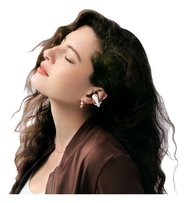 OpenDots 2 In-Ear Bluetooth Kopfhörer kabellos 10 h Laufzeit IP54  (Weiß) 