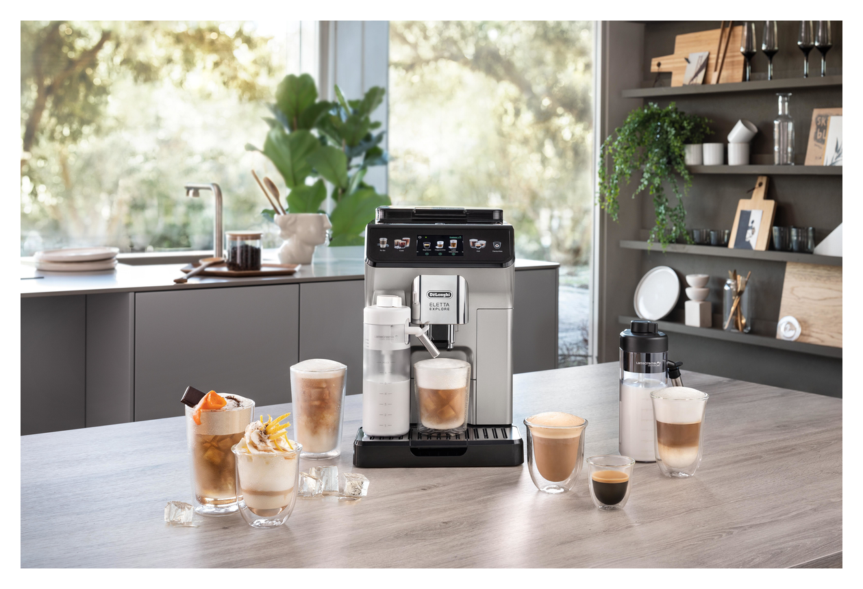 Eletta Explore ECAM450.55.S Kaffeevollautomat 19 bar 1,8 l 300 g  (Schwarz, Silber) 