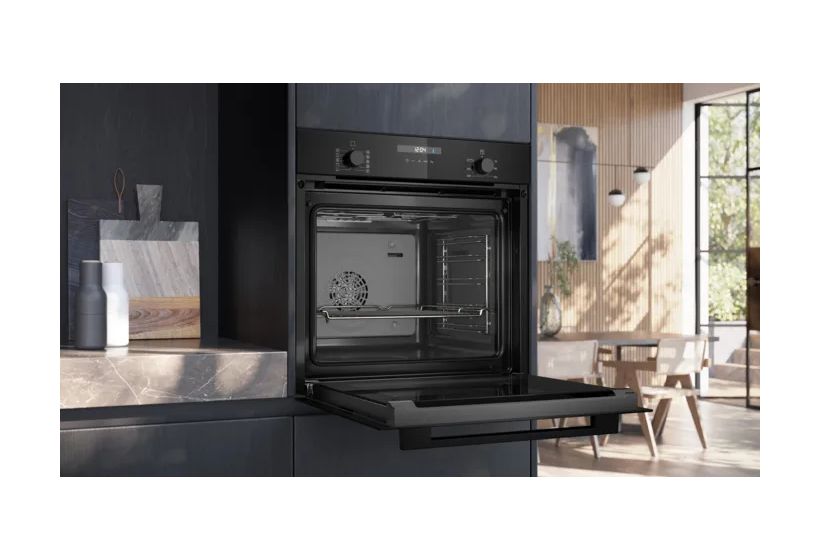 EQ527EA6BZ (HB237GBB3 + ED851BS16E) Backofen-Set groß AutoClean Ecoclean mit autarkem 80 cm Induktions Kochfeld 