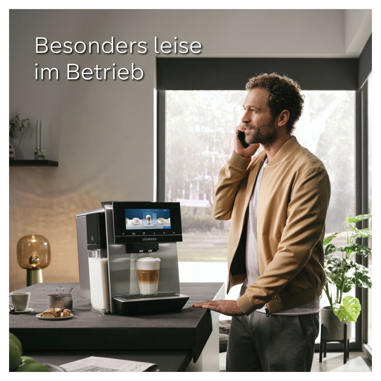 EQ900 TQ903DZ3 plus Kaffeevollautomat 19 bar 2,3 l 410 g  (Schwarz, Edelstahl) 