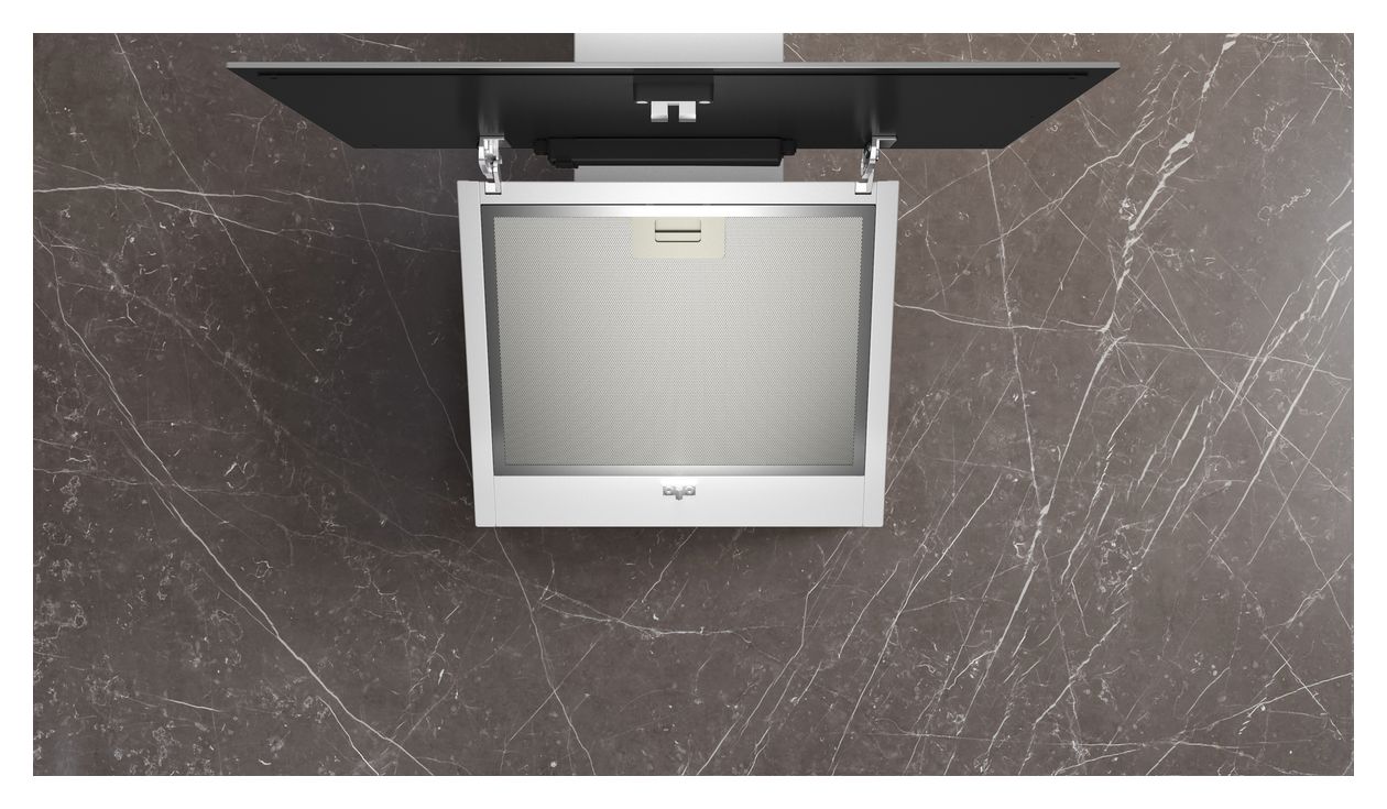 iQ100 LC65KDK20 Abluft Dunstabzugshaube/Esse Wand 60 cm (Weiß) 