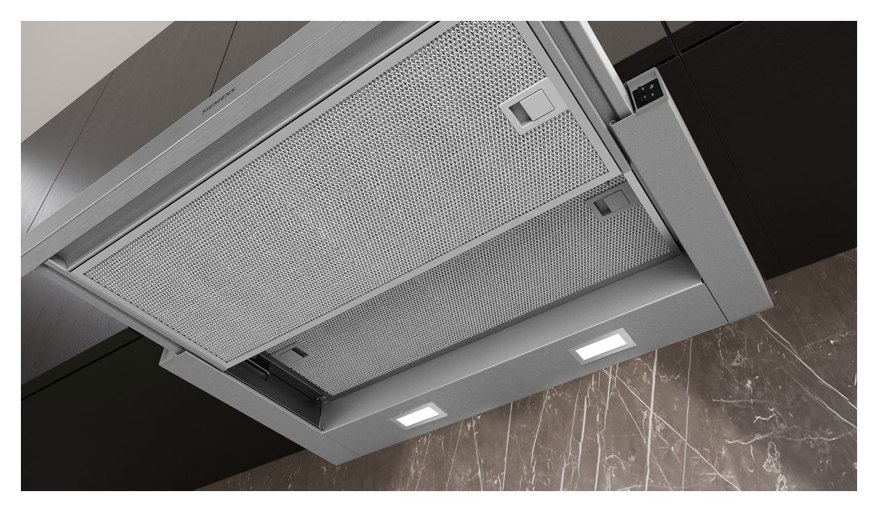 iQ100 LI63LB526 Abluft/Umluft Dunstabzugshaube/Esse Einbau 60 cm (Silber) 