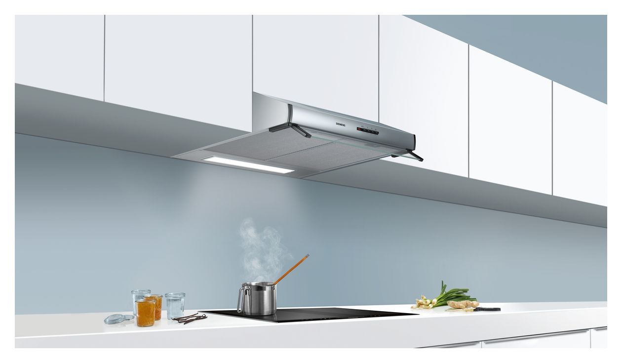 iQ100 LU63LCC50 Abluft/Umluft Dunstabzugshaube/Esse Unterbau 60 cm (Edelstahl) 