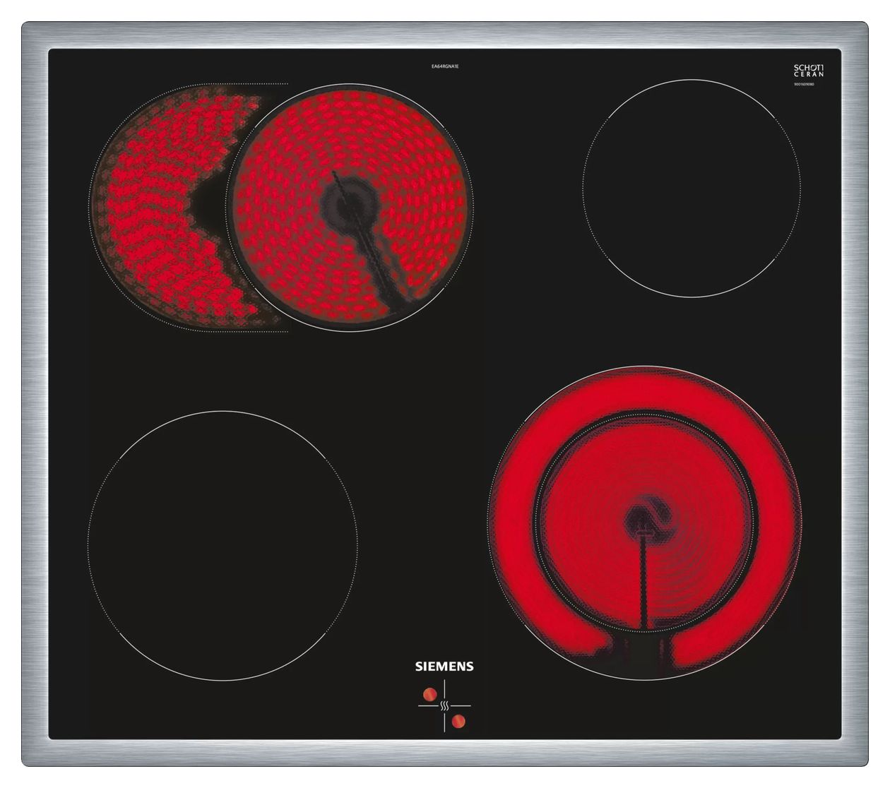 iQ300 EA64RGNA1E herdgebundenes 60 cm Glaskeramik Kochfeld/Herdplatte 4 Zone(n) 