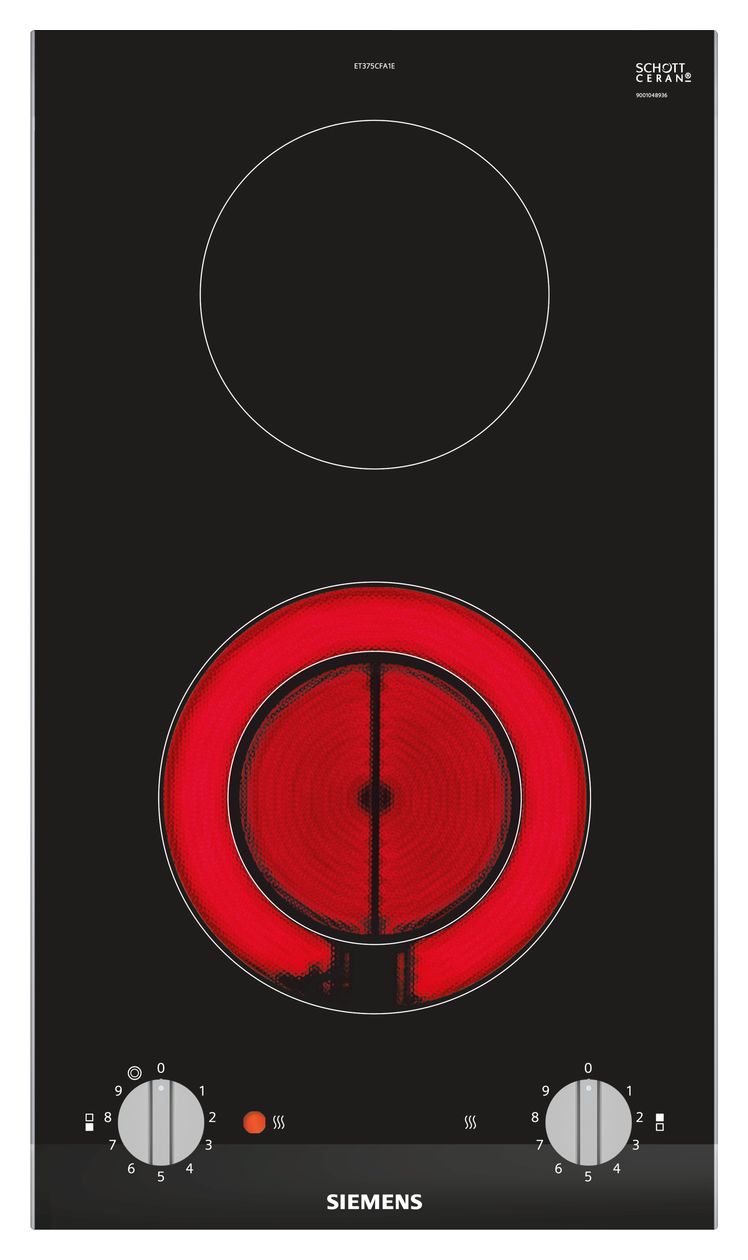 iQ300 ET375CFA1E autarkes Domino 30cm Glaskeramik Kochfeld/Herdplatte 2 Zone(n) 