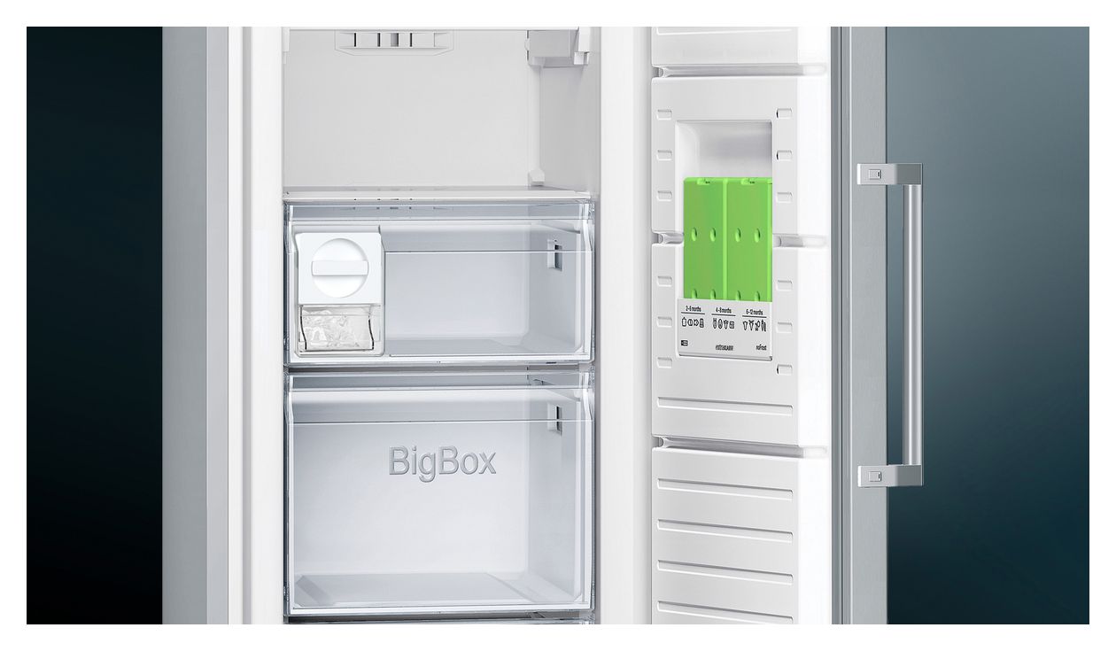 iQ300 GS36NGIEV 242 l Gefrierschrank 234 kWh Jahr NoFrost  (Satinierter Stahl) 