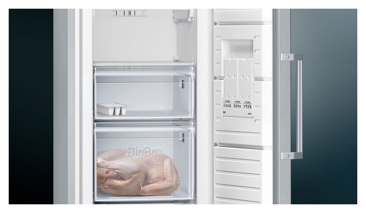 iQ300 GS36NVIEP 242 l Gefrierschrank 234 kWh Jahr NoFrost  (Edelstahl) 