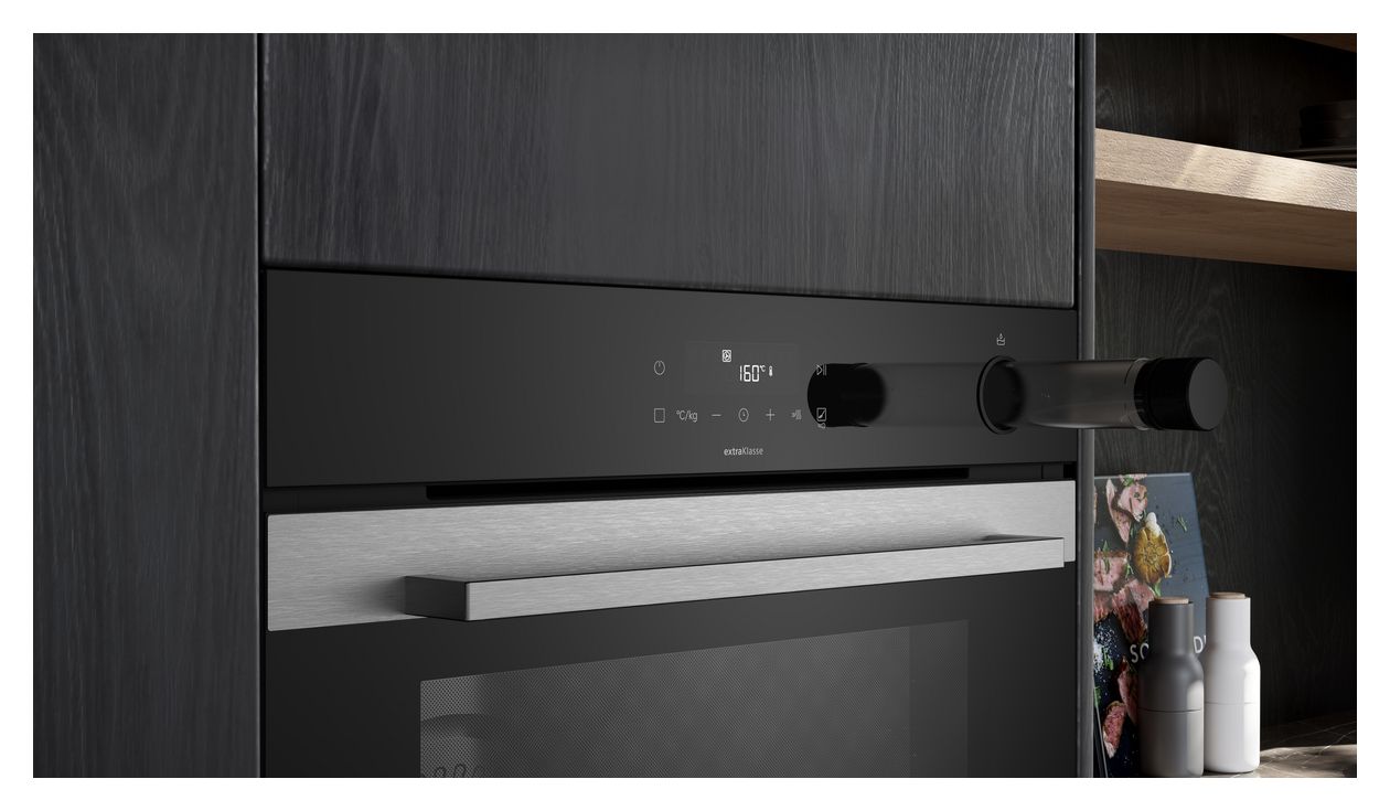 iQ300 HR372G0S3 Einbaubackofen groß Dampfgaren AutoClean 