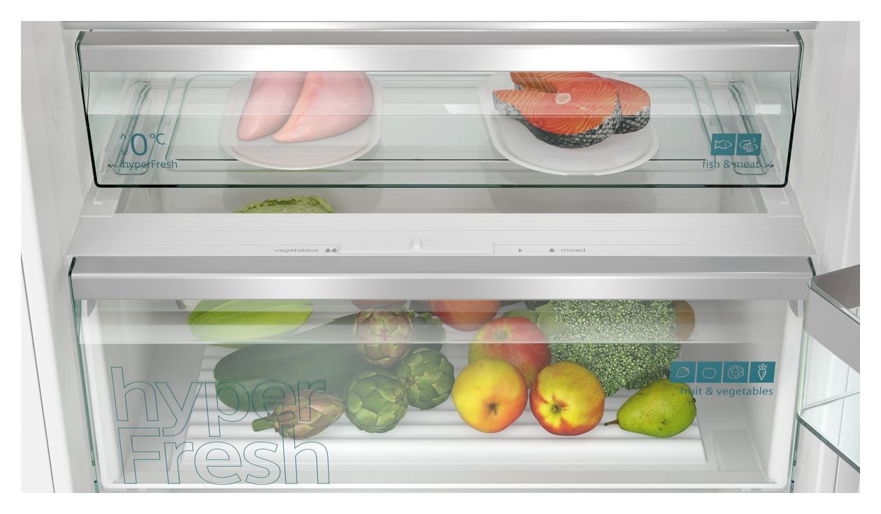 iQ300 KB96NVFE0 285 l / 98 l Kühl-Gefrierkombi freistehend NoFrost 256 kWh Jahr  (Nicht zutreffend) 