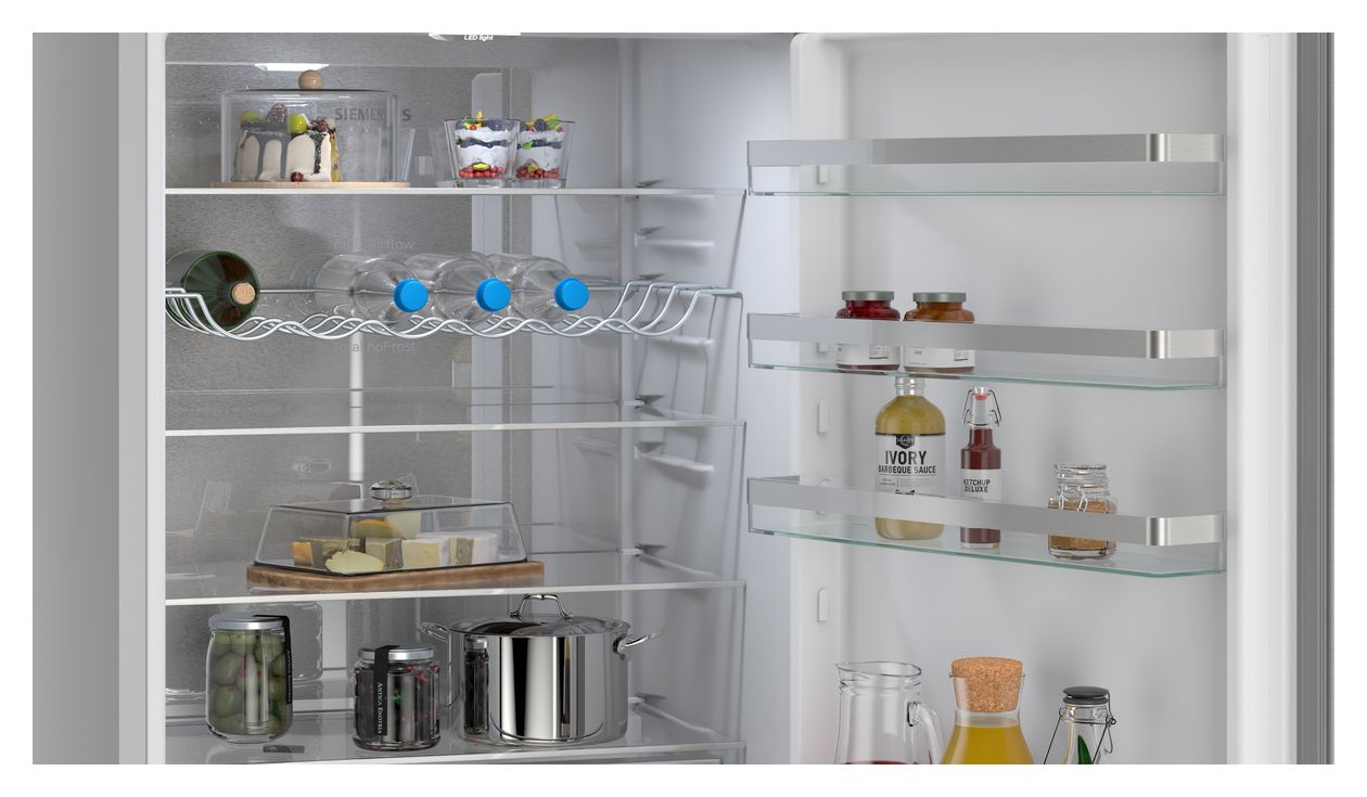 iQ300 KG49NVIBG 311 l / 129 l Kühl-Gefrierkombi freistehend NoFrost 142 kWh Jahr  (Edelstahl) 