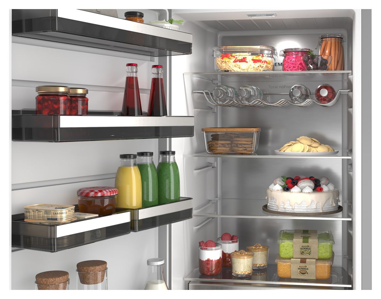 iQ300 KS36NEICM 402 l Kühlschrank freistehend EEK: C 110 kWh Jahr NoFrost  (Edelstahl) 