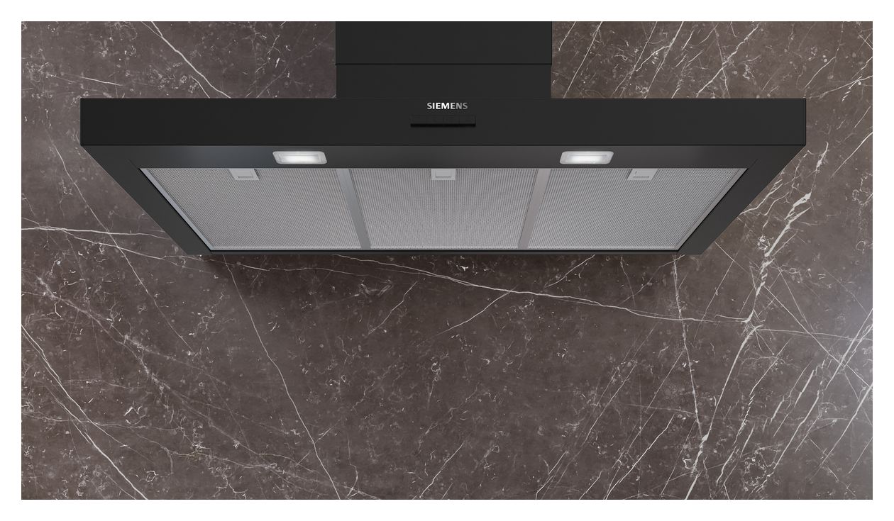 iQ300 LC95BCC60 Dunstabzugshaube Wand 90 cm Abluft/Umluft (Schwarz) 