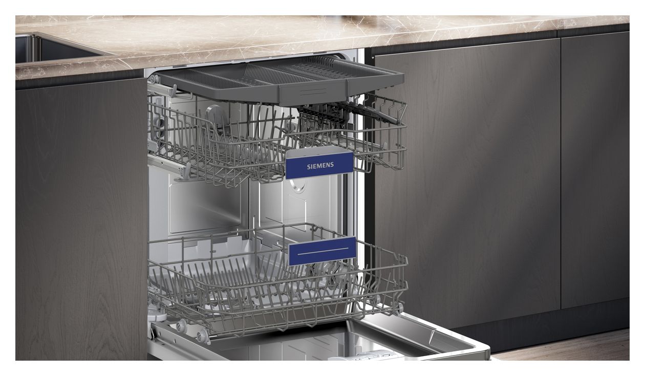 iQ300 SN53HS03VE 60 cm Geschirrspüler teilintegriert (ohne Front) Leise 14 Maßgedecke aquaStop Funktion Wärmetauscher 