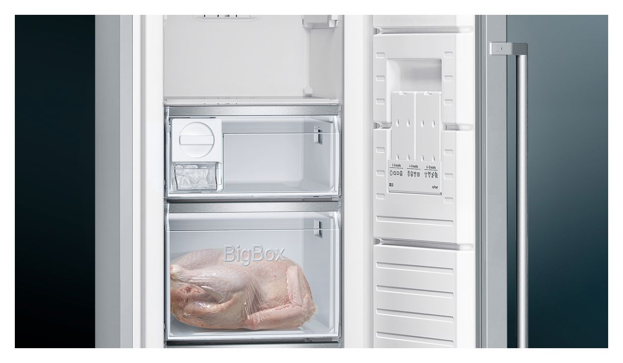 iQ500 GS36NAIDP 242 l Gefrierschrank 183 kWh Jahr NoFrost  (Edelstahl) 