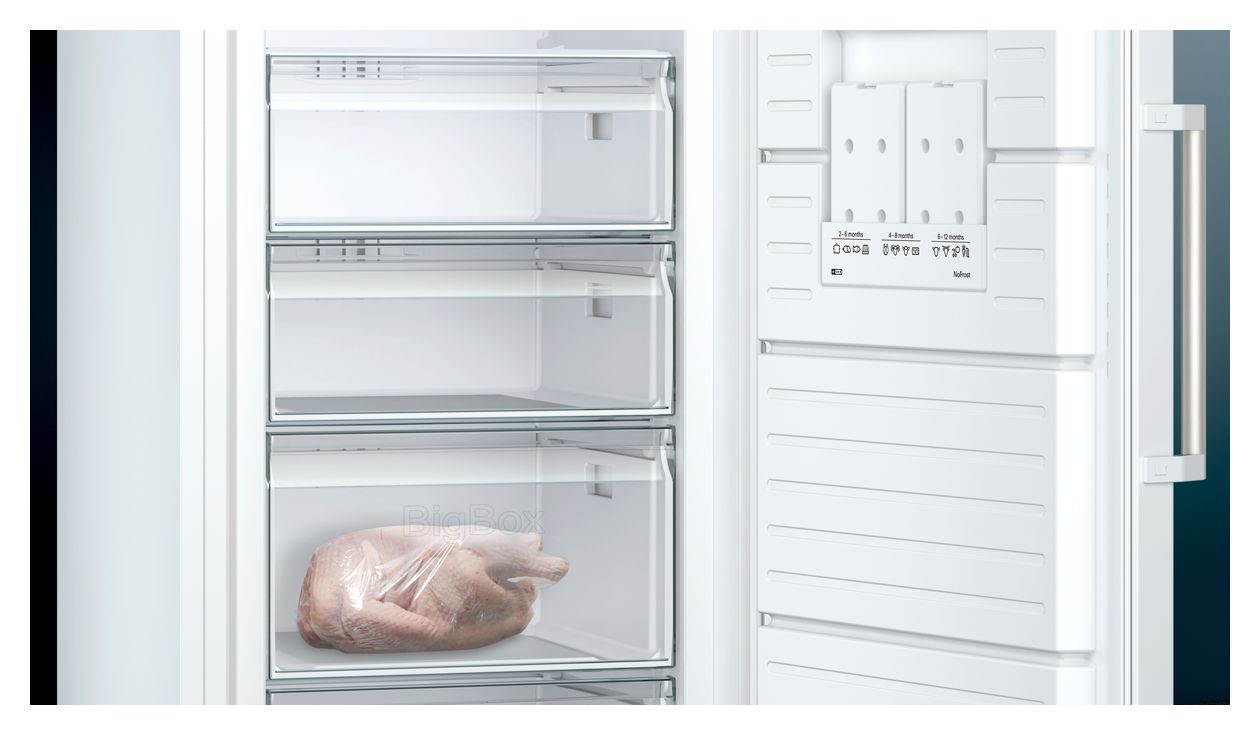 iQ500 GS58NDWDP 366 l Gefrierschrank 222 kWh Jahr NoFrost  (Weiß) 