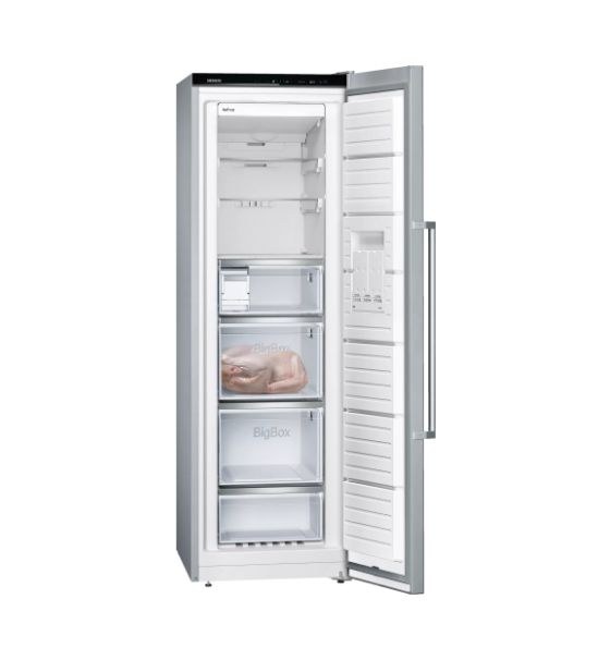 iQ500 KA95FPIDP Europäischer Side-by-Side Kühl-/ Gefrierkombination 309 l / 242 l NoFrost  (Edelstahl) 