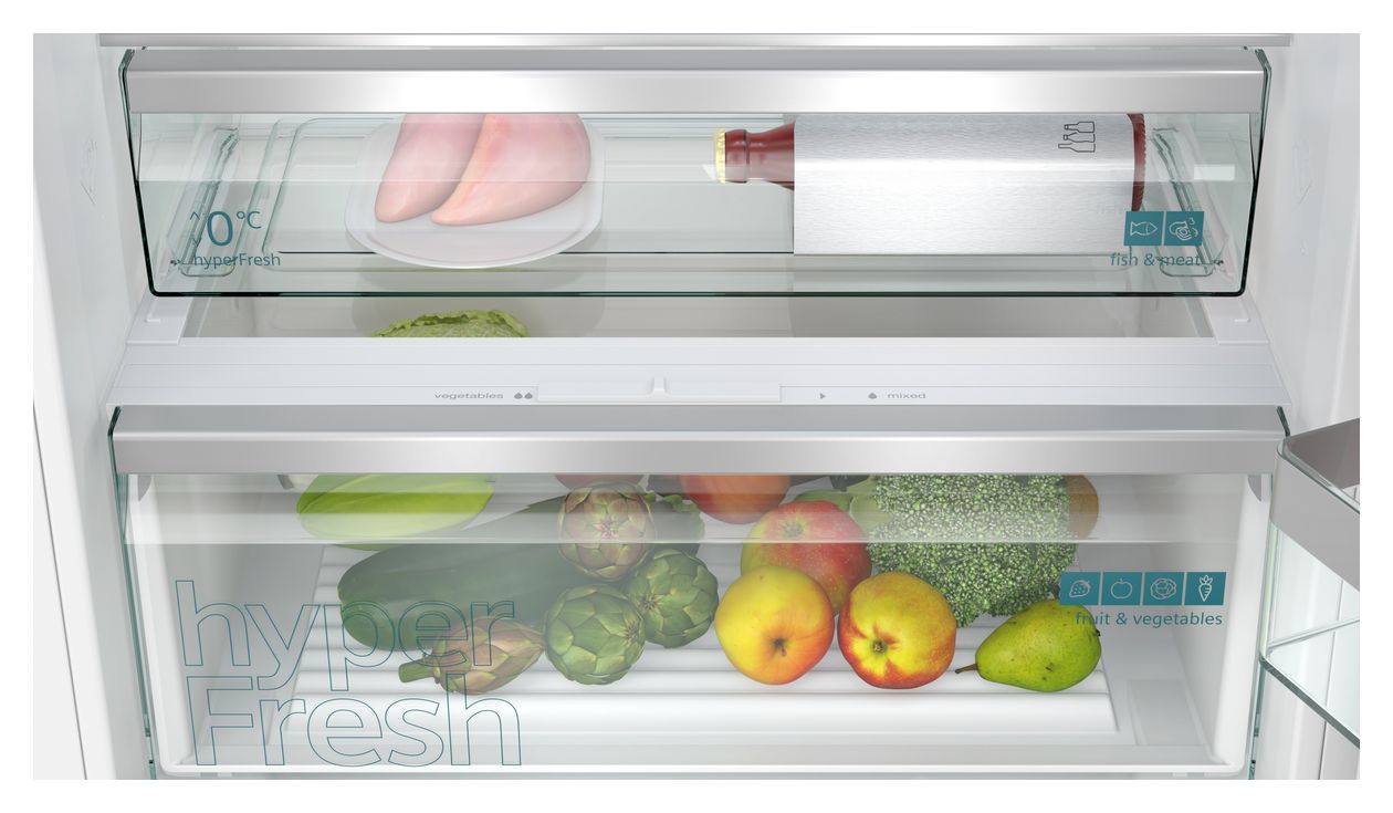iQ500 KB96NADD0 284 l / 98 l Kühl-Gefrierkombi freistehend NoFrost 204 kWh Jahr  (Nicht zutreffend) 