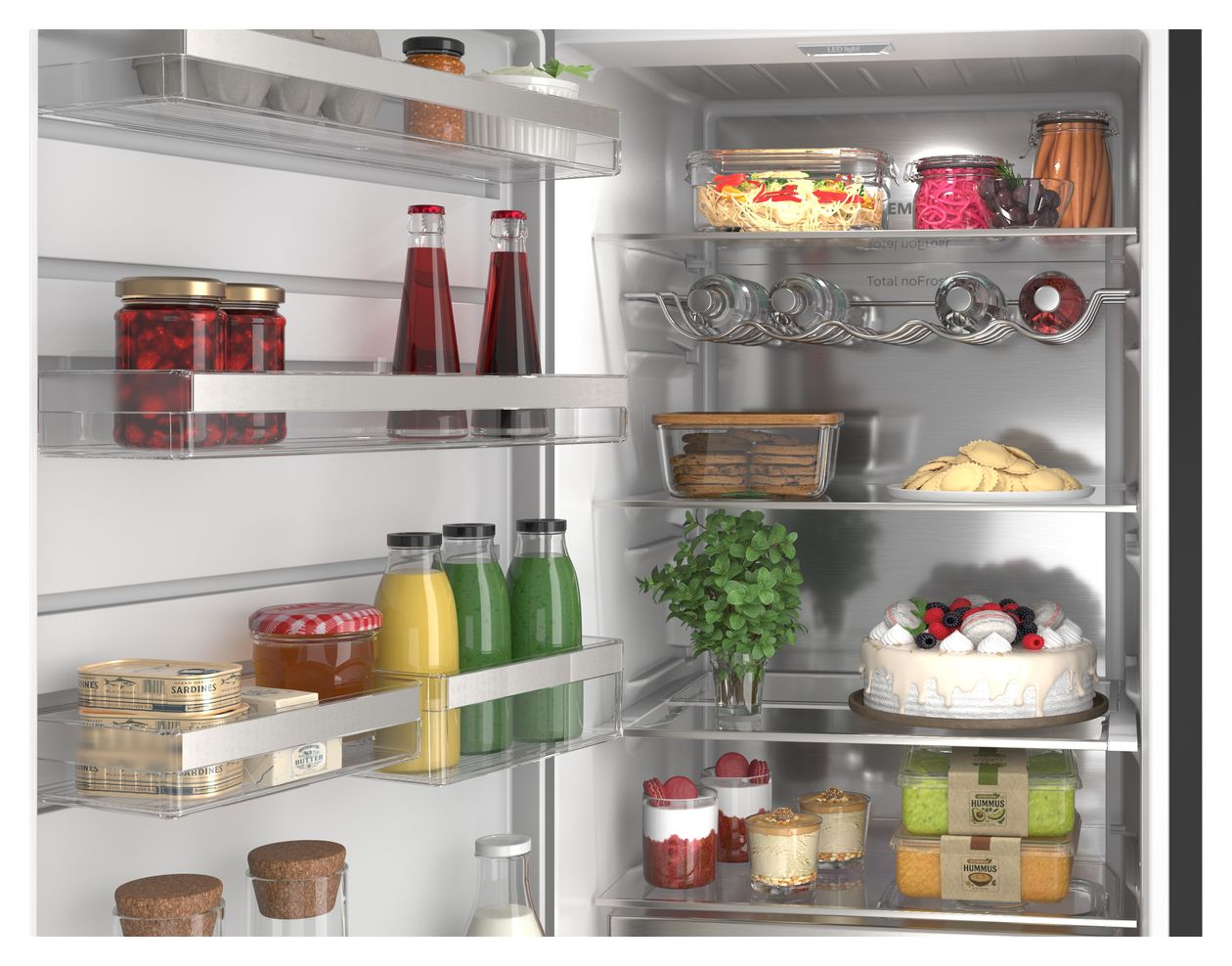 iQ500 KS36NAXCG 402 l Kühlschrank freistehend EEK: C 110 kWh Jahr NoFrost  (Schwarz) 