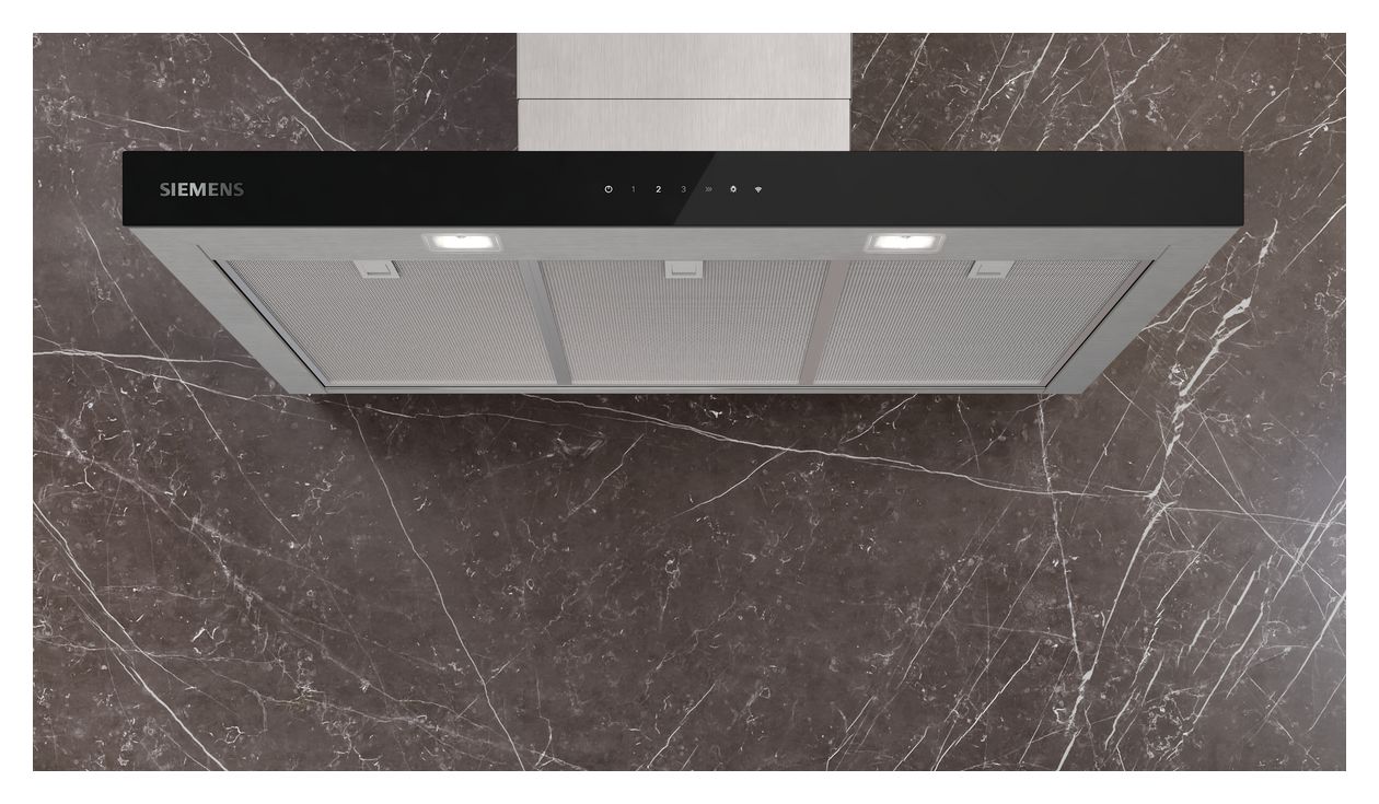 iQ500 LC97BDN30 Abluft/Umluft Dunstabzugshaube/Esse Wand 90 cm (Edelstahl) 