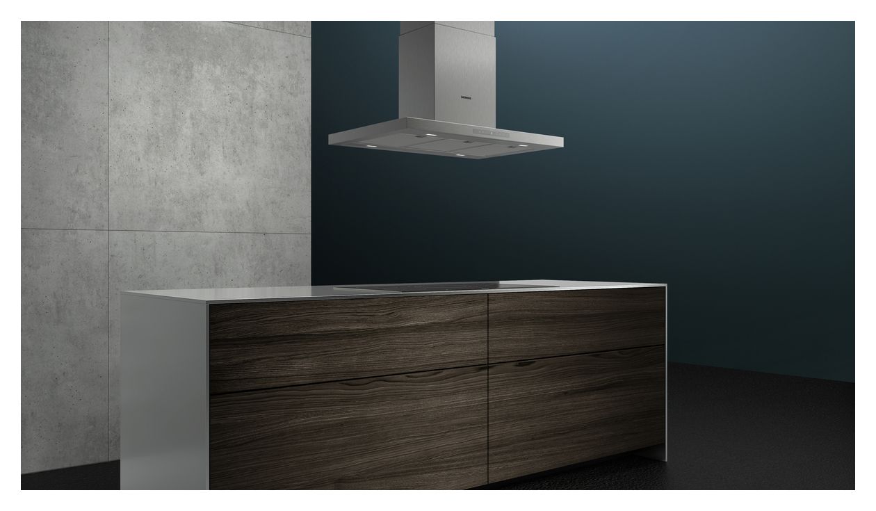 iQ500 LF97BCP50 Abluft/Umluft Dunstabzugshaube/Esse Insel 90 cm (Edelstahl) 