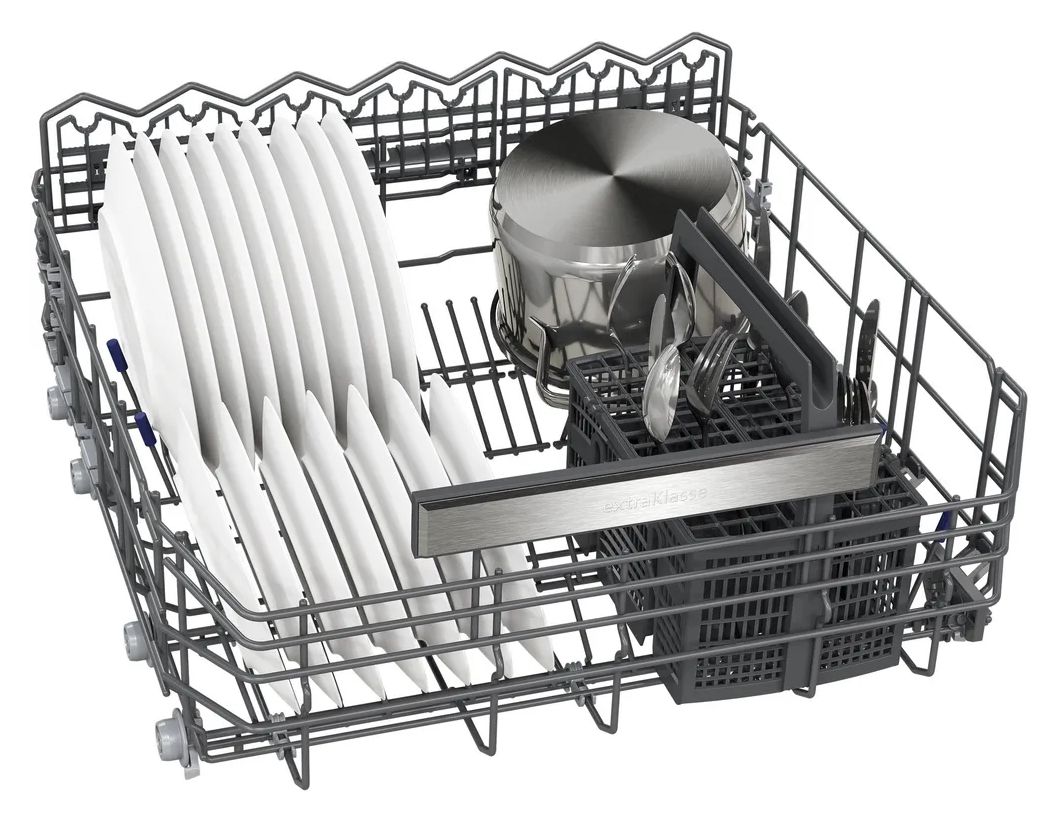 iQ500 SN55ESS0BD (SN55ES00BD + SZ36DB04) 60 cm Geschirrspüler teilintegriert (ohne Front) Sehr leise 13 Maßgedecke aquaStop Funktion Wärmetauscher 