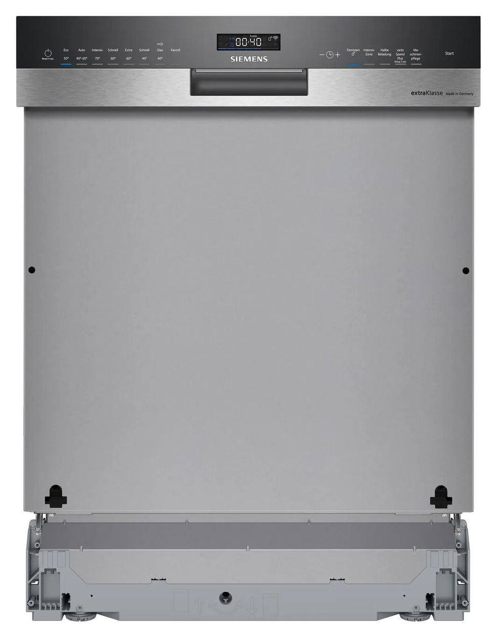 iQ500 SN55ESS1BD (SN55ES00BD + SZ36DX04) 60 cm Geschirrspüler freistehend Sehr leise 13 Maßgedecke aquaStop Funktion Wärmetauscher/Türöffnungstrocknung (Gebürsteter Stahl) 