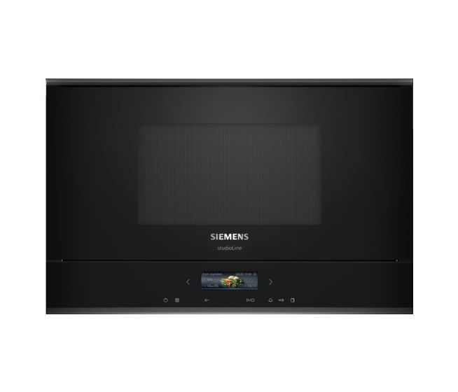 iQ700 BF922L1B1 Einbau-Mikrowelle 900 W Größe: mittel 5 Stufen (Schwarz) 