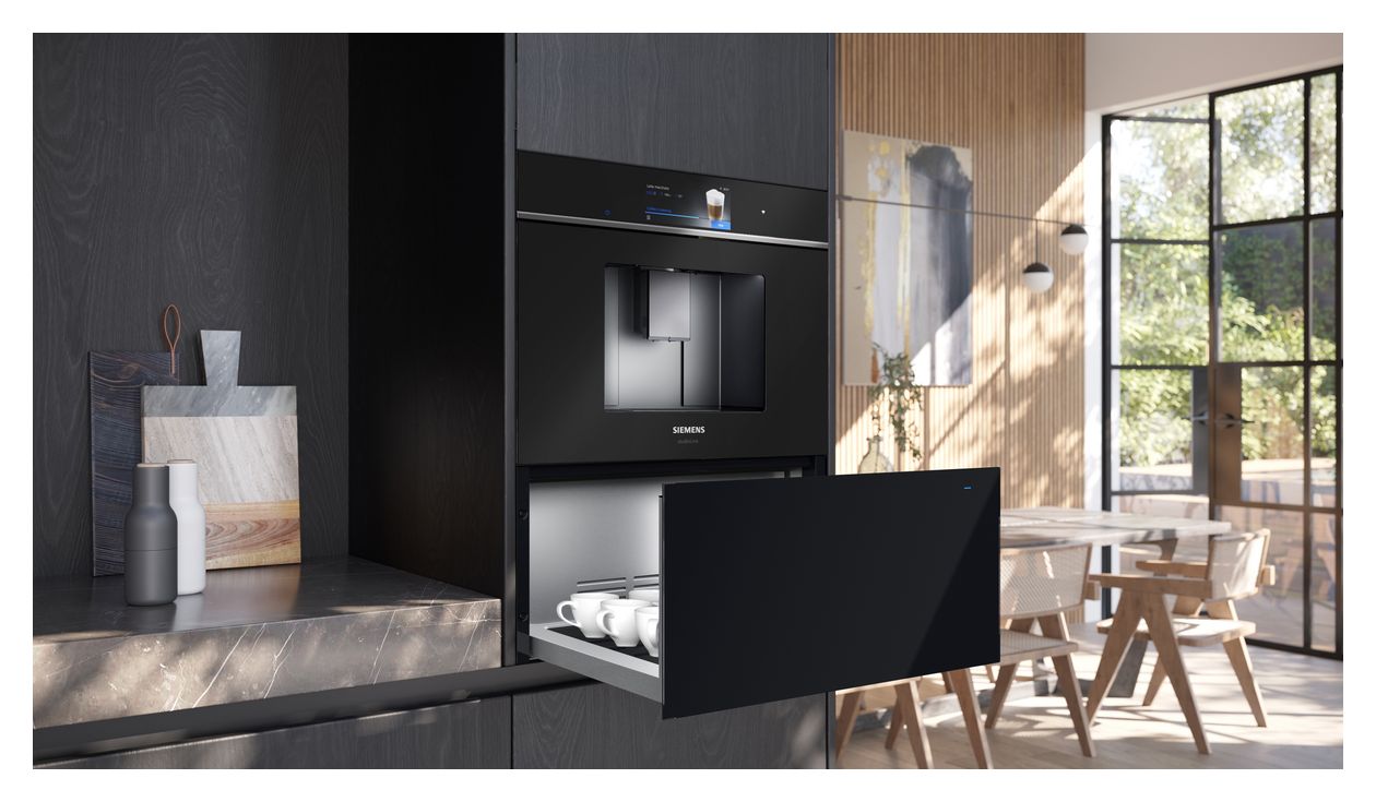 iQ700 BI710D1B1 Wärmeschublade 29 cm 30 - 80 °C (Schwarz) 
