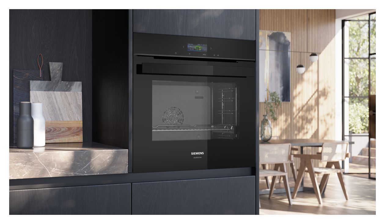 iQ700 HB934GBB1 Einbaubackofen groß AutoClean (Edelstahl, Schwarz) 