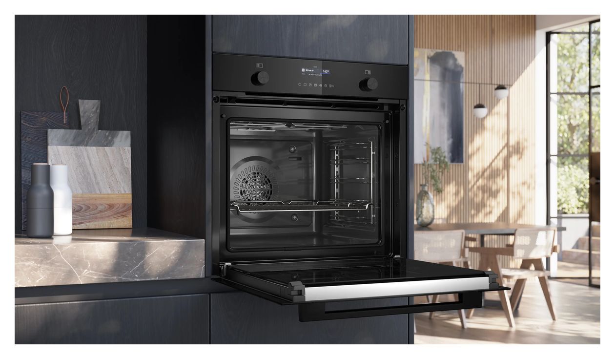 PQ100J60PL (HB279GBB3 + ED61AHSC1E) Backofen-Set groß AutoClean mit autarkem 60 cm Induktions Kochfeld 