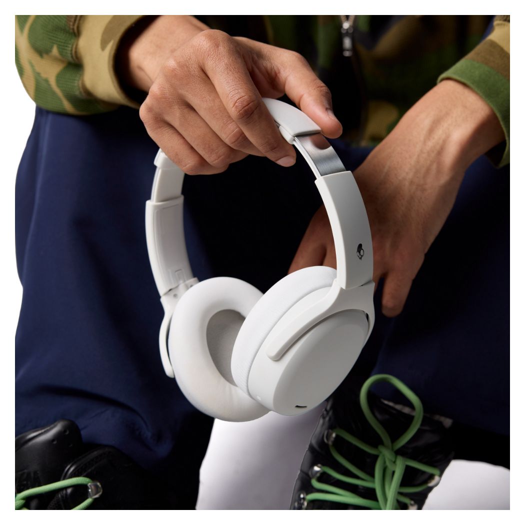 Crusher ANC 2 Ohraufliegender Bluetooth Kopfhörer kabelgebunden&kabellos USB Typ-C  (Grau) 