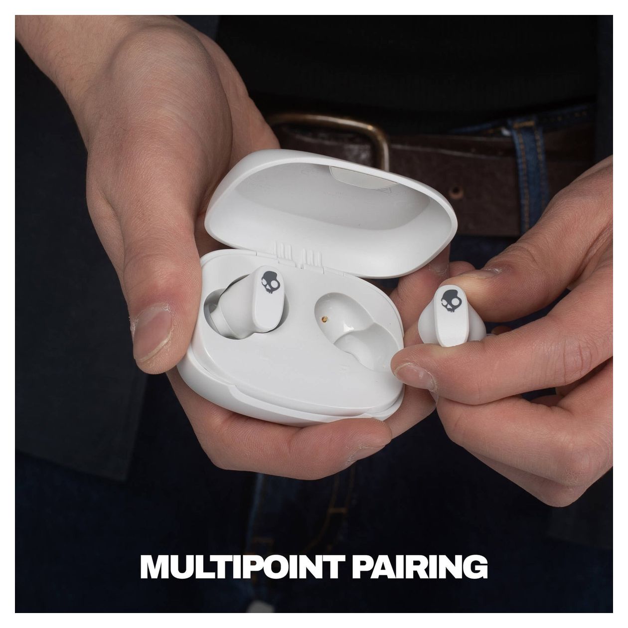 Smokin' Buds 360 In-Ear Bluetooth Kopfhörer Kabellos TWS 7 h Laufzeit IPX4  (Weiß) 