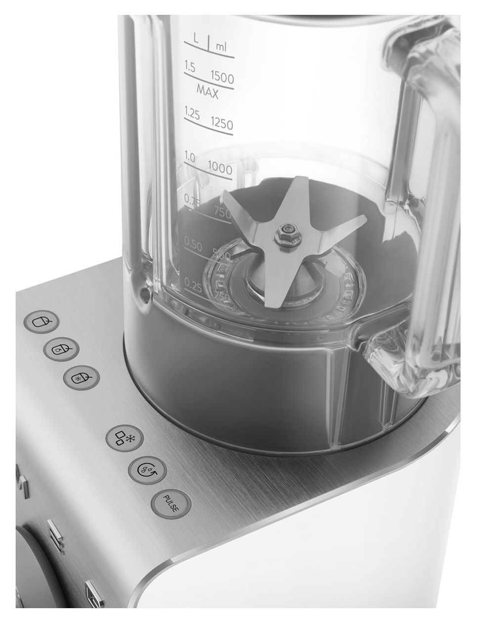 BLC01WHMEU 1,5 l Standmixer 9 Geschwindigkeiten 1400 W  (Weiß) 