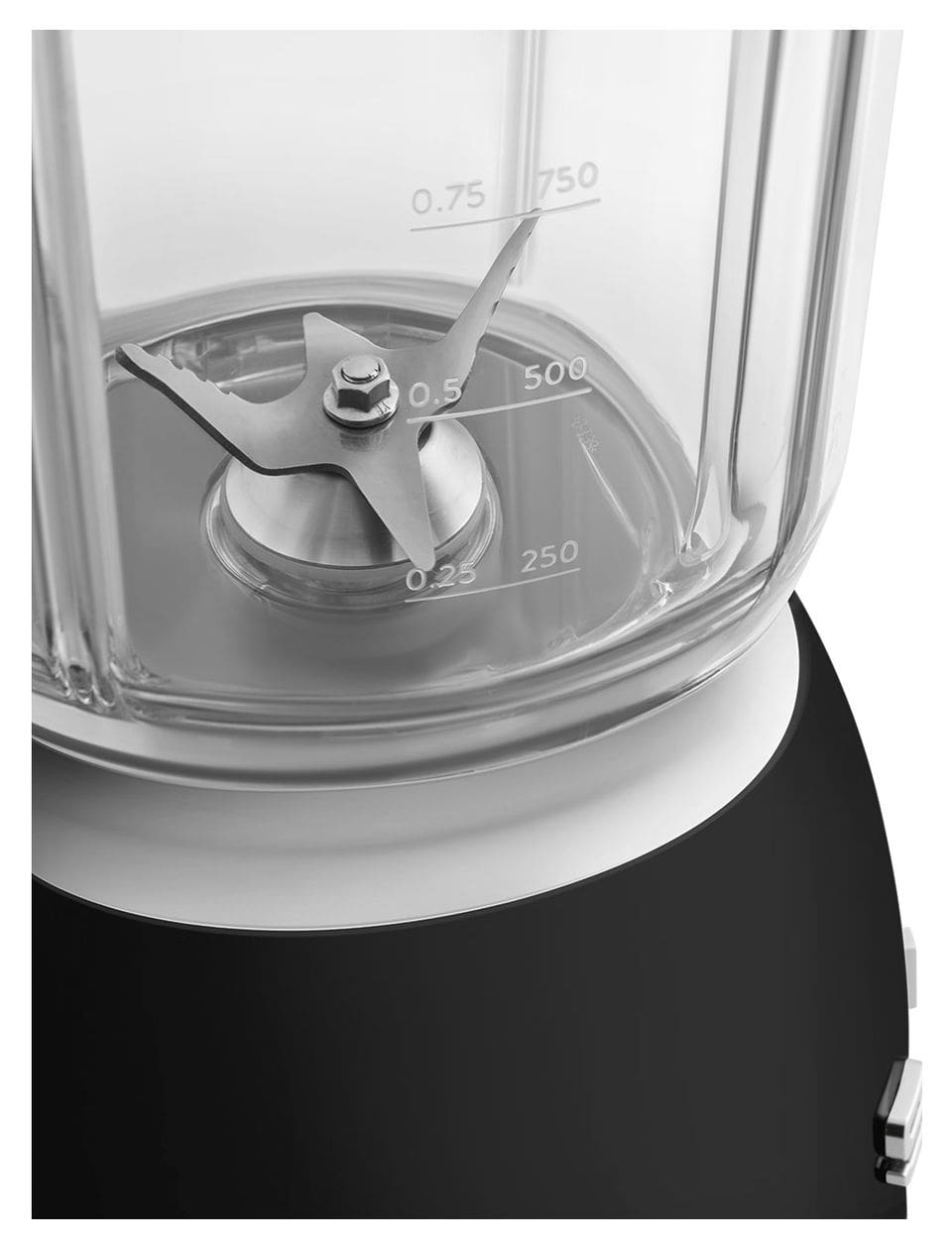 BLF03BLEU 1,5 l Standmixer 4 Geschwindigkeiten 800 W  (Schwarz) 
