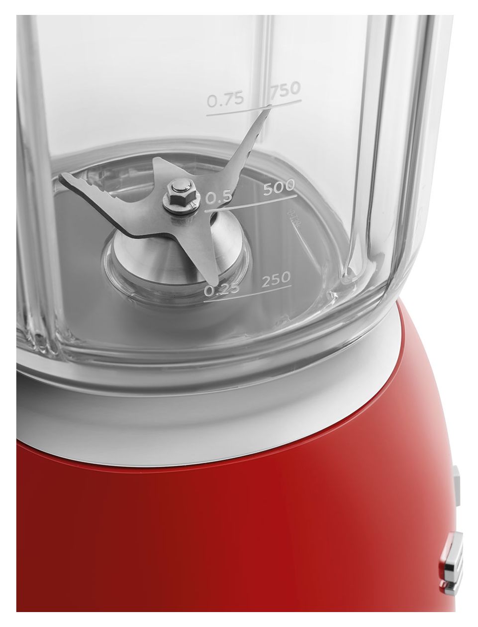 BLF03RDEU 1,5 l Standmixer 4 Geschwindigkeiten 800 W  (Rot) 