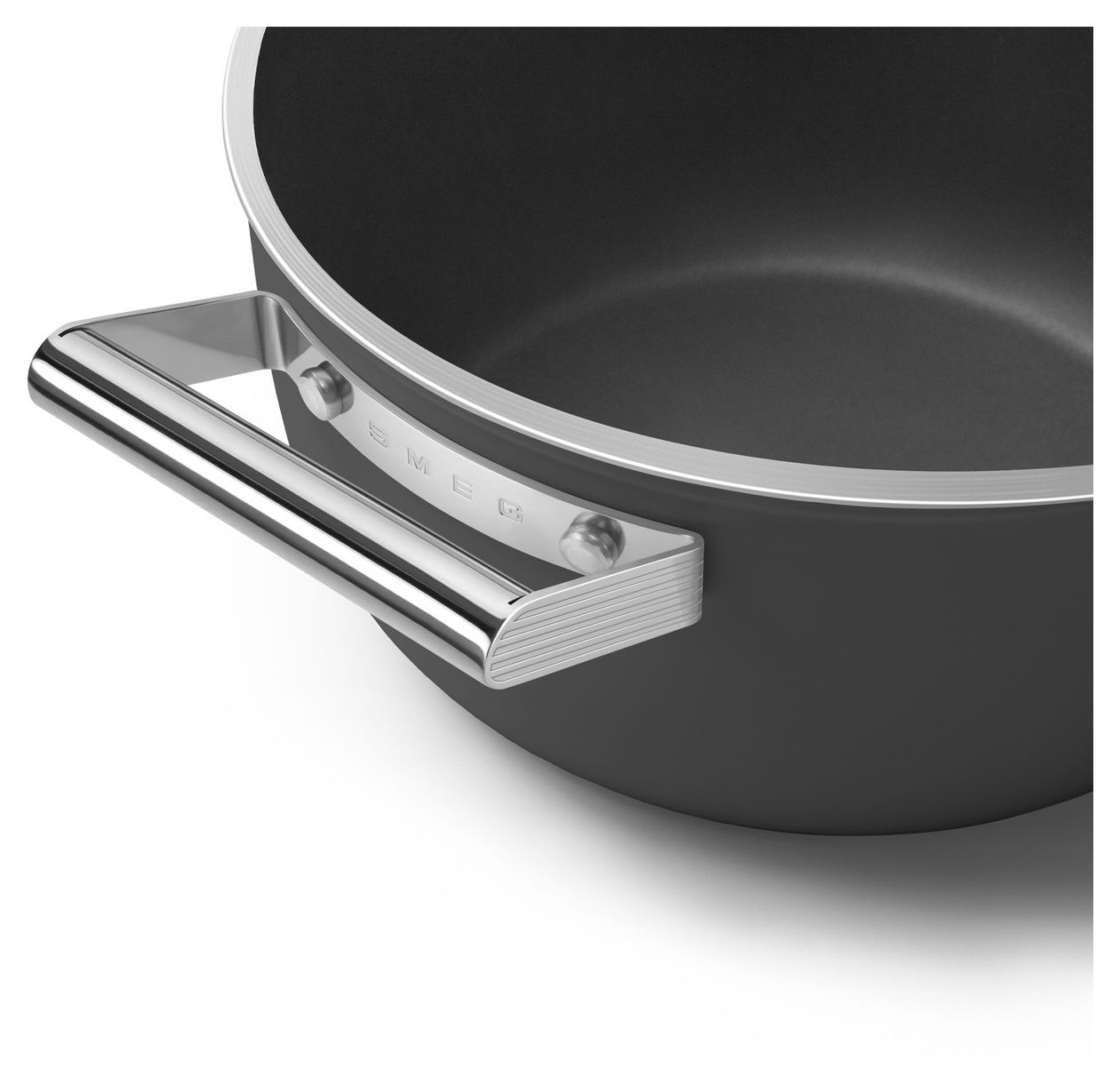 CSF2412BLM Schmortopf 50's Style 24 cm Keramik beschichtet für alle Herdplatten und Backöfen bis 250° mit Glas-Deckel 