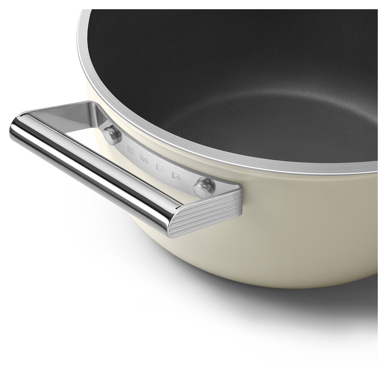 CSF2412CRM Schmortopf 50's Style 24 cm Keramik beschichtet  für alle Herdplatten und Backöfen bis 250° mit Glas-Deckel 