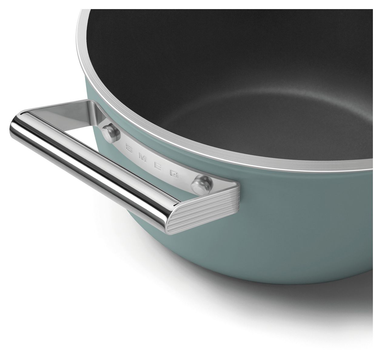 CSF2412EGM Schmortopf 50's Style 24 cm Keramik beschichtet für alle Herdplatten und Backöfen bis 250° mit Glas-Deckel 