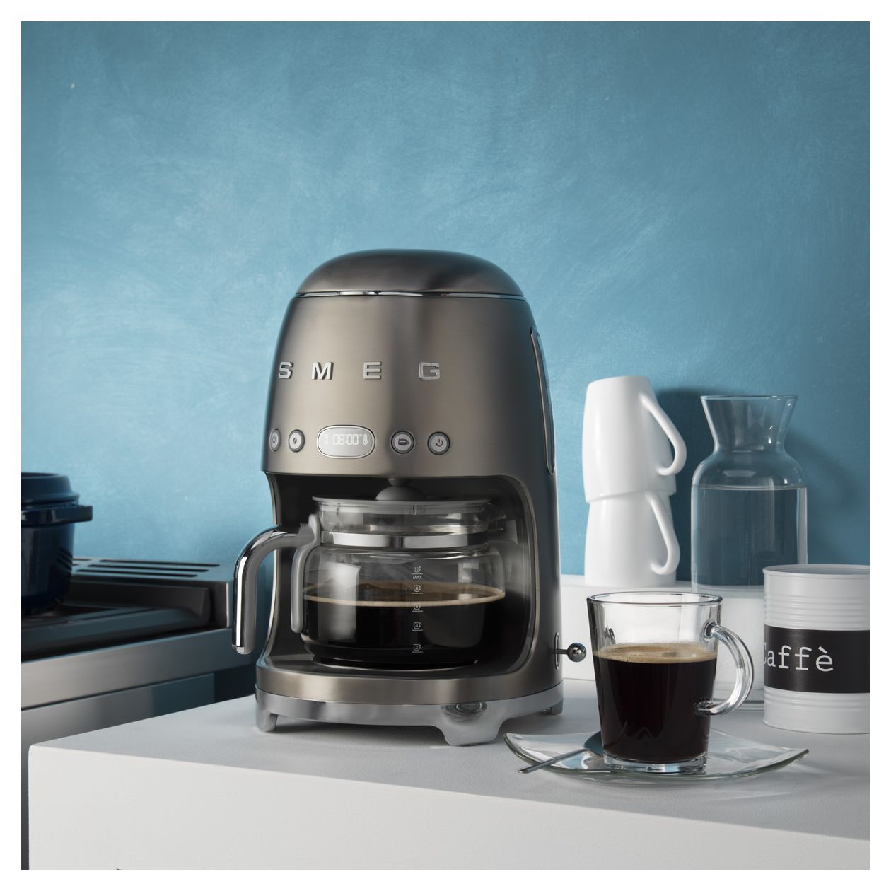 DCF02SSEU 10 Tassen Filterkaffeemaschine 1,4 l  (Edelstahl) 