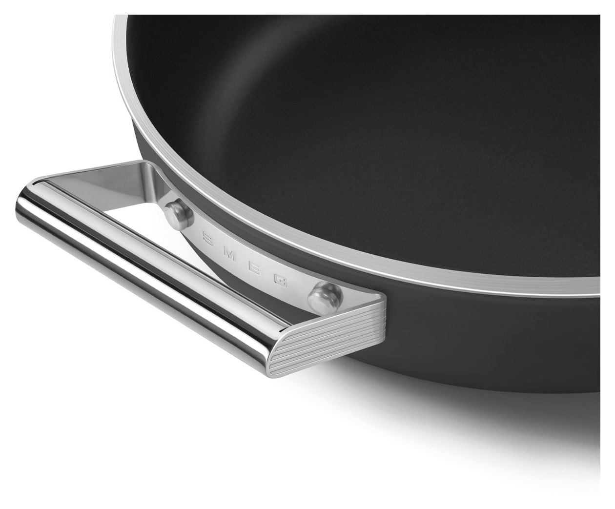 DPF2812BLM Schmorpfanne 50's Style 28 cm Keramik beschichtet für alle Herdplatten und Backöfen bis 250° mit Glas-Deckel 