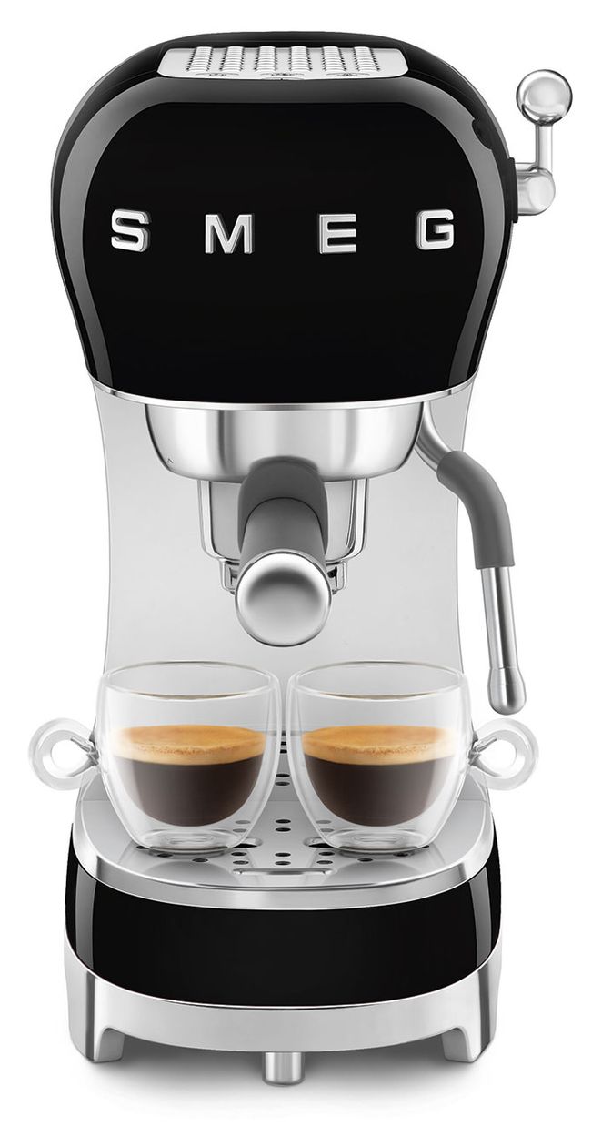 ECF02BLEU Siebträger Kaffeemaschine 15 bar 1350 W  (Schwarz) 